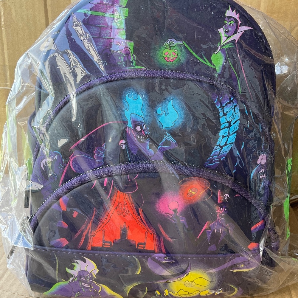 Disney villains Ursula/ hades/ maleficent Loungefly
